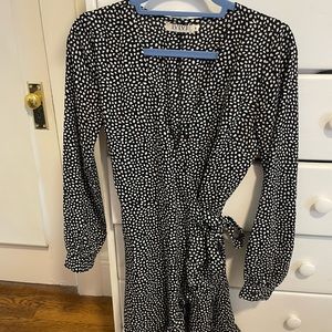 Polka Dot Wrap Dress